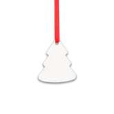 Aluminium Xmas Decoration - Double Sided - Tree